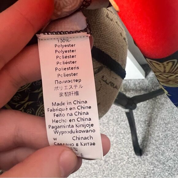 Sz M Ferrara Jaguar and Italian Printed Blouse & Pleated Skirt SET NWT $135 MSRP - Picture 15 of 15